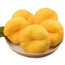 栀舒 特大果 山东蒙阴 黄金蟠桃 2.5斤装 4-7个
