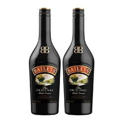 百利甜酒 百利爱尔兰原装进口利口酒700ml*2瓶 17%vol