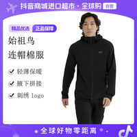 ARC'TERYX 正品 Atom SL 男士户外运动时尚连帽保暖棉服黑色