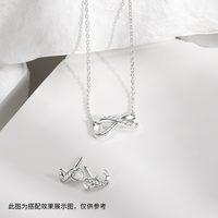 移动端：PANDORA 永恒符号项链 锁骨搭配 日常叠戴