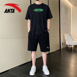 安踏 运动生活 男款运动套装 952338101+952327503-252228