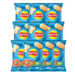 乐事 薯片 多种口味组合 红烩味75g*10袋