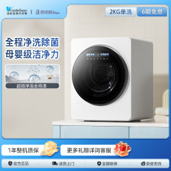 SWAN 小天鹅超微净泡2KG宝宝母婴小型洗衣机单洗TNG20VDIW2E