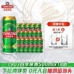 青岛啤酒 1903系列 500ml*18听