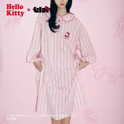 野兽派家居 x Hello Kitty 女士天丝棉长款睡裙 442250071