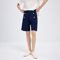 navigare 小帆船夏季A字休闲通勤中裤女五分裤