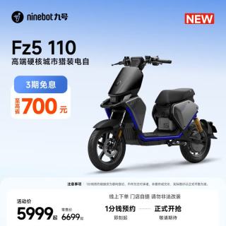17日10点、新品发售：九号 Fz5 110 电动车 意向预约