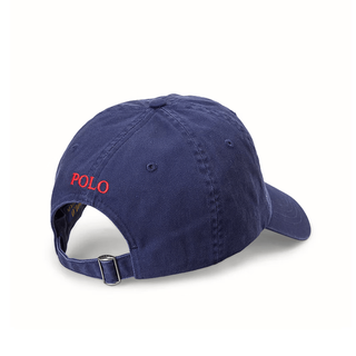 RALPH LAUREN 拉夫劳伦 710548524 棉质斜纹布 海军蓝 棒球帽