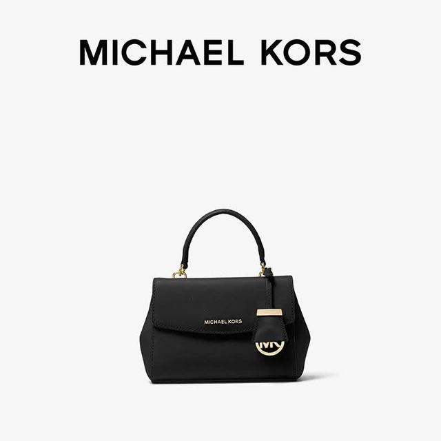 MICHAEL KORS Ava 超小号皮质翻盖迷你手提包单肩斜挎包