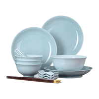 洛威 景德镇陶瓷餐具 12件（6碗3深盘3浅盘）