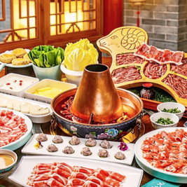 元南门涮肉 鼎奢4人餐*鲜切盛宴
