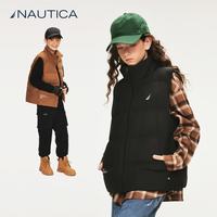 NAUTICA 美式儿童轻薄羽绒马甲背心 黑色