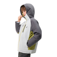 NAUTICA 美式儿童滑雪三防保暖羽绒服 浅灰（赠渔夫帽）