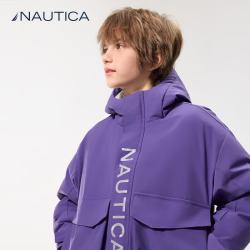 NAUTICA 三防雪壳 儿童羽绒服 紫色 170