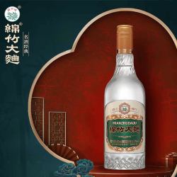 绵竹大曲 金标简装 52度 浓香型 500ml 单瓶装