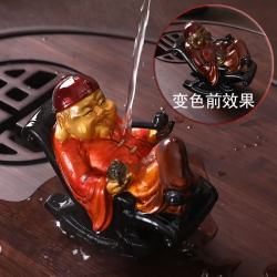 棠门 创意变色茶宠招财摆件