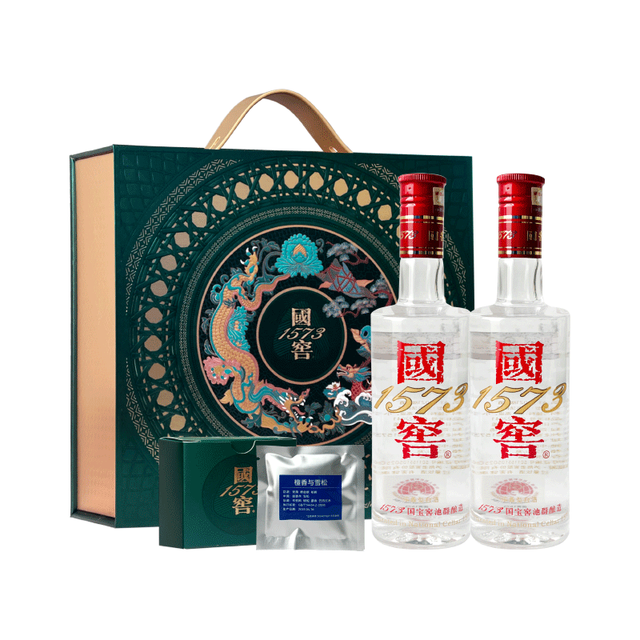 泸州老窖 国窖1573品味中国年/举杯粽意浓 52度 浓香型白酒  250ml*2 国窖（端午礼盒）