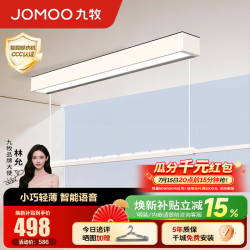 九牧 电动晾衣架阳台可伸缩隐藏暗装式双层晾晒小户型智能晾衣架 轻薄免检修口EA7010-