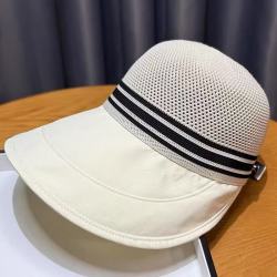 赫卡维 露丝拼色宽檐渔夫帽