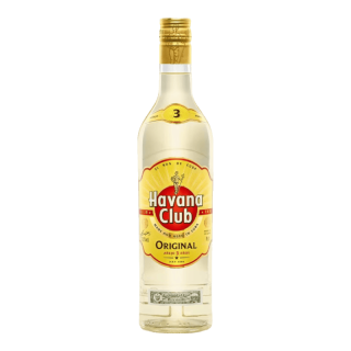 哈瓦那俱乐部 3年陈酿朗姆酒 37.5度 1000ml