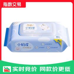 洁柔 婴儿湿巾 亲肤小奶皮 80抽 湿纸巾 180mm*140mm 45g/㎡