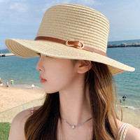 赫卡维 沙滩草帽女夏季遮阳