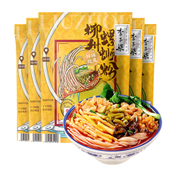 李子柒 柳州螺蛳粉 （水煮型）广西柳州特产方便速食米粉米线 （畅嗦版）330g*5袋 方便食品