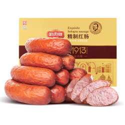 哈肉联 精制红肠 即食香肠 500g