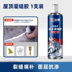 立邦 屋顶灌缝胶+自喷防水灰色 650ml *2