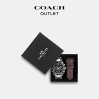 COACH 奥莱男士COLE腕表手表礼物套装,44MM