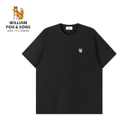 William fox&sons 威廉福克斯100%长绒纤维棉针织多彩系列合体休闲圆领短袖基础T恤