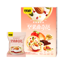 甘源 草莓酸奶味坚果曲奇挞 60g 综合坚果