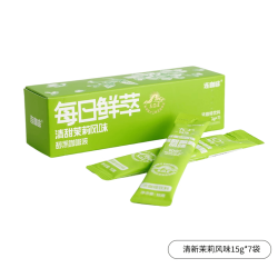 连咖啡 每日鲜萃特浓咖啡液中深烘焙浓缩美式拿铁 清甜茉莉风味15g*7条
