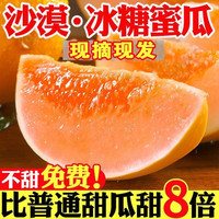 特大果 甘肃 民勤蜜瓜 沙漠瓜 黄河蜜甜瓜 净重4.2斤(1-2个)