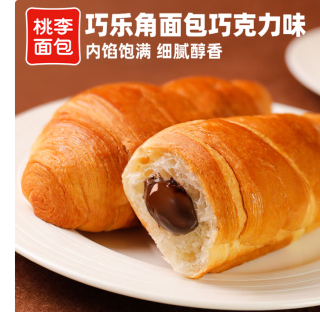 桃李 巧乐角巧克力味+纯蛋糕2袋+爱豆的面包2袋