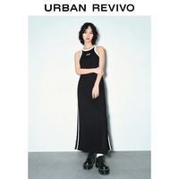 UR UR2026 女装复古运动风拼色贴标连衣裙 UYY760012