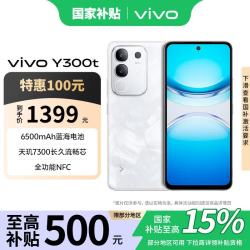 vivo Y300t 5G手机 8GB+128GB 岩白