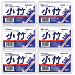 BMBO 牙线棒一次性牙签牙线 6盒300支