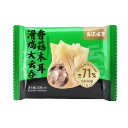 袁记味享 袁记云饺 马蹄玉米鲜肉云吞馄饨拼盘 (赠1件）