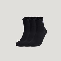 adidas 三双装抗菌简约舒适袜子男女adidas阿迪达斯官方三叶草