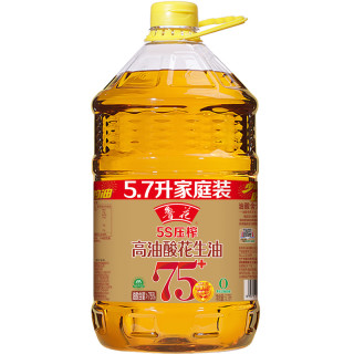 鲁花 高油酸花生油5.7L*1桶