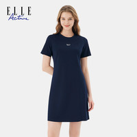 ELLE Active 女士连衣裙 刺绣裙子