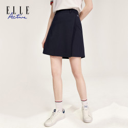 ELLE Active 女士高腰A字运动短裙