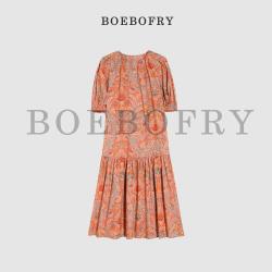 BOEBOFRY 橘调花野 女士连衣裙 BF2L1528