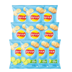 乐事 膨化食品多种口味组合 青柠味75g*10袋