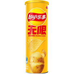 乐事 无限薯片 原味*8罐