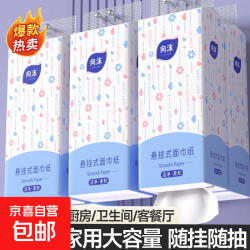 880张悬挂式袋装抽纸整箱更划算抽纸大包纸巾加厚家用干湿两用 4层 880张*1提
