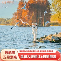 五星酒店含机票0自费云南旅游昆明大理丽江6天5晚跟团游飞猪旅行