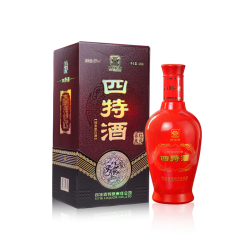 四特酒 四特 红花窖藏 52度 特香型白酒 460ml*1瓶