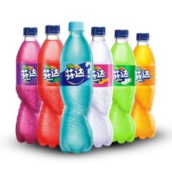 可口可乐 芬达多种口味500ml*12瓶夏日碳酸饮料汽水整箱正品包邮
